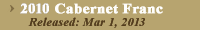 2010 Cabernet Franc