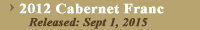 2012 Cabernet Franc