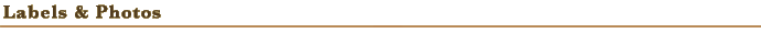 Labels & Photos